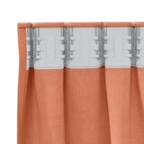 vidaXL Zavese z zavesami 2 pcs Terakota 245 x 140 cm Poliester | Shoptok.si