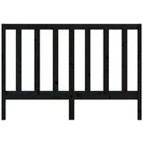  Uzglavlje za krevet crno 166 x 4 x 100 cm od masivne borovine | shoptok.hr