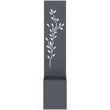 vidaXL Zaslon za zasebnost v vrtu Antracit 32 x 140 cm Mnogi jeklo | Shoptok.si