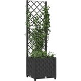  Vrtna žardinjera s rešetkom crna 40x40x136 cm PP | Eponuda.ba