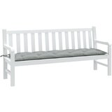 vidaXL Blazina za vrtno klop melanž svetlo siva 180x50x7 cm blago Cene