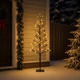  LED božićno drvce Bijela Čelik 196 LED lampica | shoptok.hr