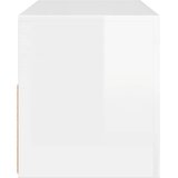 TV ormarić s LED svjetlima visoki sjaj bijeli 90 x 35 x 40 cm | shoptok.hr