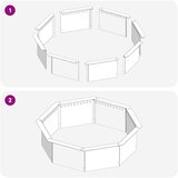  Prsten za vatru Rđa 100 x 100 x 25 cm Otporni čelik | shoptok.hr