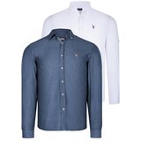 Dewberry DUAL SET G674 MENS SHIRTS-WHITE-OIL Cijene
