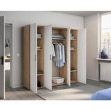 Rauch Möbel OMARA S KLASIČNIMI VRATI, bela, hrast artisan | Shoptok.si