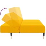  Kavč dvosed z ležiščem rumen žamet, (21749673) | Shoptok.si