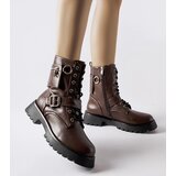 D/CEO Gemre Brown insulated work boots with pouch Manzoni Cene
