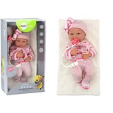 Lean Toys Dojenček punčka v roza oblačilih | Shoptok.si