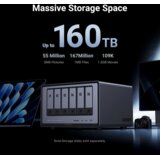 Ugreen NASync DXP6800 Pro NAS System 6-Bay | shoptok.hr
