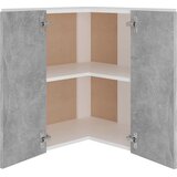 Viseći kutni ormarić "Lyon" betonsko sivi 57x57x60 cm Inženirsko drvo | shoptok.hr
