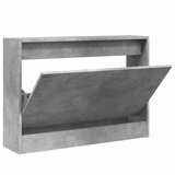vidaXL Omarica za čevlje betonsko siva 80x21x57 cm inženirski les, (21025142) Cene