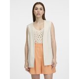 Orsay Beige Women's Gilet - Women | Shoptok.si