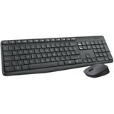  Brezžična tipkovnica + miška MK235 Logitech temno siva Cene