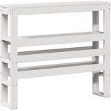 vidaXL Okvir kreveta bez madraca bijeli 75 x 190 cm masivna borovina | shoptok.hr