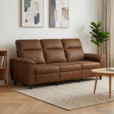 SOFA Smeđa 214 x 90 x 95 cm Umetnička suknja koža Cijene