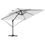 Roma Suncobran Bež 286 x 284 x 265 cm Aluminij i poliester | shoptok.hr