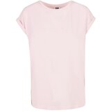 Urban Classics Women's Organic T-Shirt with Extended Shoulder Pink | shoptok.hr