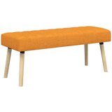  Klupa s utorima Tamno žuta 110 x 40 x 46 cm Tkanina | Eponuda.com