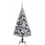  Umjetno božićno drvce Bijelo 150 cm PVC i Čelik i Plastika | shoptok.hr