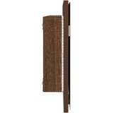  Ogledalna omara z LED svetlobo Rjava hrast 80x37 cm, (22008358) | Shoptok.si