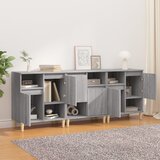  Komode 3 kom boja hrasta 60 x 35 x 70 cm od konstruiranog drva | shoptok.hr