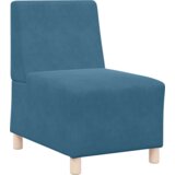SOFA Stolice 3 pcs Plava 55 x 74 x 82 cm Baršun | shoptok.hr