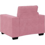  Set sofe 3 pcs Ružičasta 221 x 80 x 80 cm Baršun | shoptok.hr