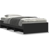Furnova Posteljni okvir črn 90x200 cm inženirski les, (21935474) | Shoptok.si