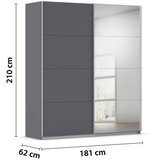 home24 OMARA Z DRSNIMI VRATI, siva | Shoptok.si