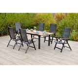 Gardenson VRTNA GARNITURA ASTROS aluminij barve grafita, naravne barve | Shoptok.si