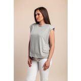 Fenzy Top Za Veće Veličine, Sivi | shoptok.hr