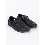 Shelvt Men's openwork shoes black | Shoptok.si