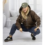 Pri Warm women's sweatshirt one-color basic with hood BROOKLYN | Shoptok.si