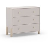Marckeric Krem niska dječja komoda od masivnog bora 90x80 cm Enola – | shoptok.hr