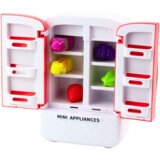 Mini frižider za igru sa otvaranjem vrata i namirnicama - crveni | shoptok.hr