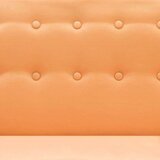 vidaXL Kavč L oblike z oblogo iz blaga 171,5x138x81,5 cm oranžne barve | Shoptok.si
