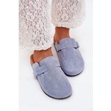 Boto Womens clogs and on cork platform with buckle blue Klarae | Shoptok.si