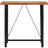 vidaXL Barski stol 110 x 55 x 107 cm masivno drvo bagrema i željezo | shoptok.hr