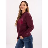 Sublevel Sweatshirt-D10608BC02801A4NO-burgundy Cene