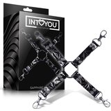 Intoyou Black Sapphire Hog Tie Sapphire Black Vegan Leather Black Cene