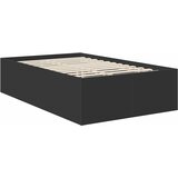  Krevetna konstrukcija Crna 120 x 190 cm Konstruirano drvo | shoptok.hr