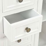  Komoda bela 70x28x70 cm iz trdne borovine | Shoptok.si