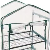 Mini Greenhouse Balcony Garden 4 Metal Shelves PVC Foil 69 x 49 x 157cm | shoptok.hr