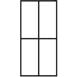 Pregrada za tuširanje od mutnog kaljenog stakla 80 x 195 cm | shoptok.hr