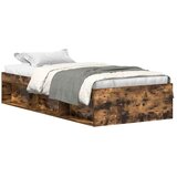  Okvir kreveta boja hrasta 75 x 190 cm mali za jednu osobu | shoptok.hr