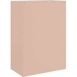 vidaXL Visoka komoda ružičasta 67 x 39 x 95 cm čelična | shoptok.hr