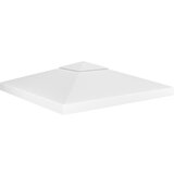 vidaXL Streha za paviljon 2-delna 310 g/m² 3x3 m bela Cene