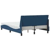  Krevet s madracem plavi 120 x 200 cm od tkanine | shoptok.hr