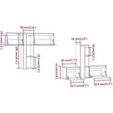 TV omarica 6 kosov trdna borovina, (20730026) | Shoptok.si